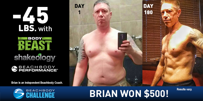 Body Beast Results: Brian Lost 45 Pounds in 180 Days