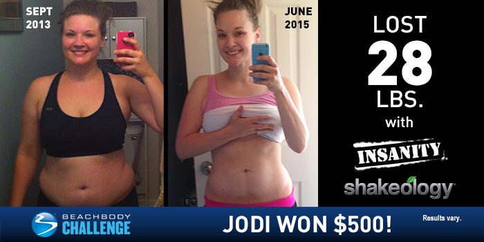 INSANITY Results: Mother of Four Loses 28 Pounds, Wins $500!