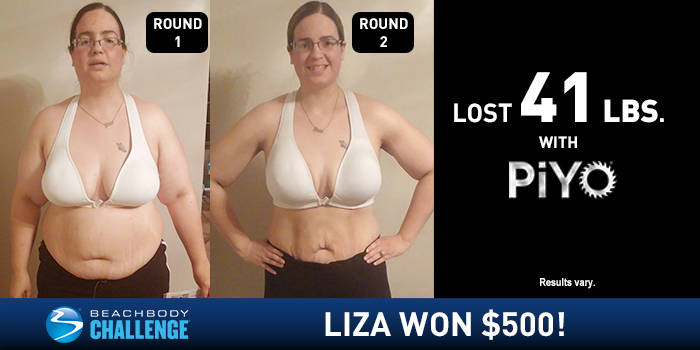 PiYo Results: 41 Pounds in Two Rounds!