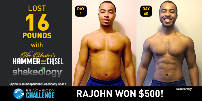 The Master’s Hammer & Chisel Results: Rajohn Chiseled Out Some Abs in 60 Days