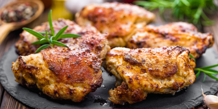 Lemon Garlic Chicken Thighs