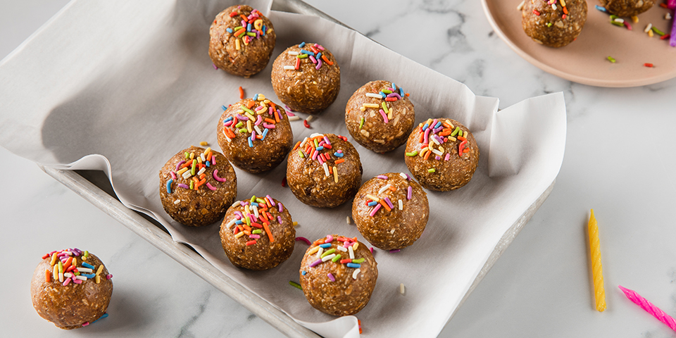 birthday cake energy balls