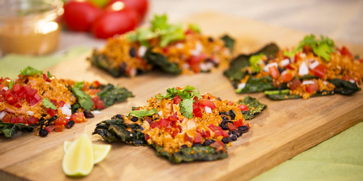 Vegan Kale Nachos