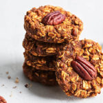 With old-fashioned rolled oats and a spice blend that includes ground clove, ginger, and pumpkin puree, these Pumpkin Cookies are out of this world good.