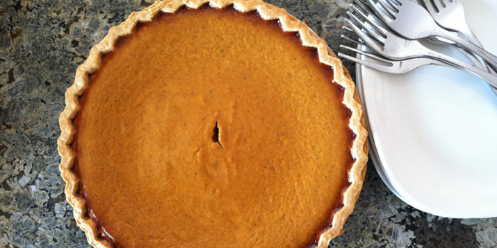 Pumpkin Pie With Whole-Wheat Crust