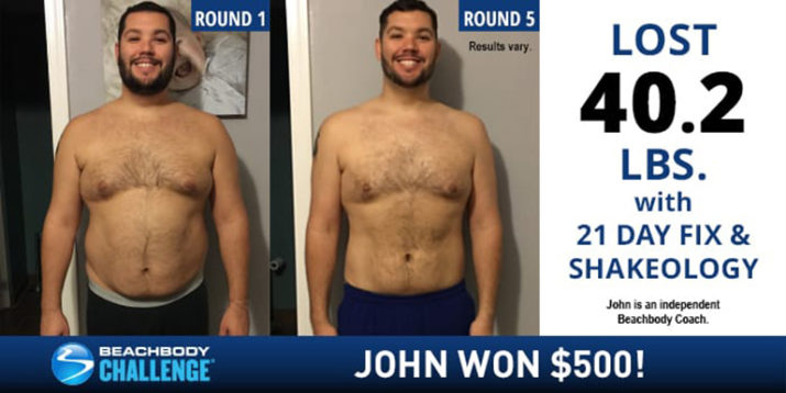 21 Day Fix Results: John Lost 40.2 Pounds in Five Rounds!
