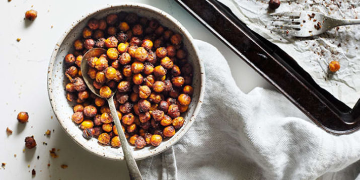 Maple Chai-Roasted Chickpeas