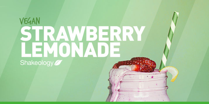 Vegan Strawberry Lemonade Shakeology
