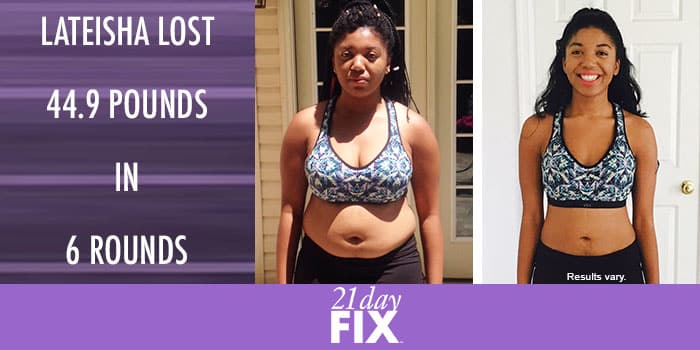 LaTeisha Lost 44.9 Pounds with 21 Day Fix!
