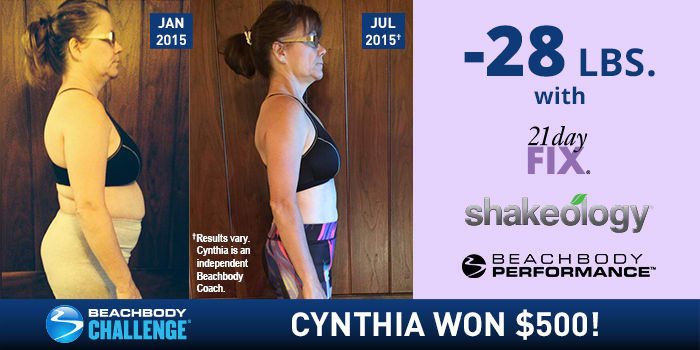 21 Day Fix Results: Cynthia Lost 28 Pounds!