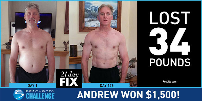 21 Day Fix Results: Andrew Lost 34 Pounds