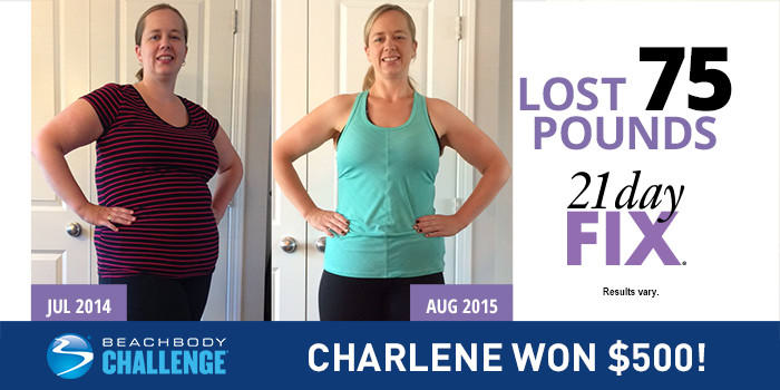 21 Day Fix Results: Charlene Lost 75 Pounds