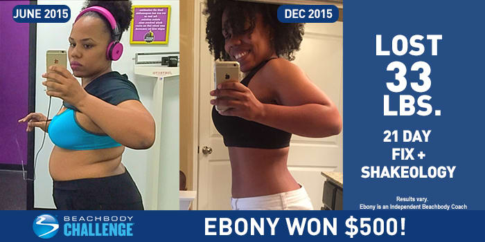 21 Day Fix Results: Ebony Lost 33 Pounds!