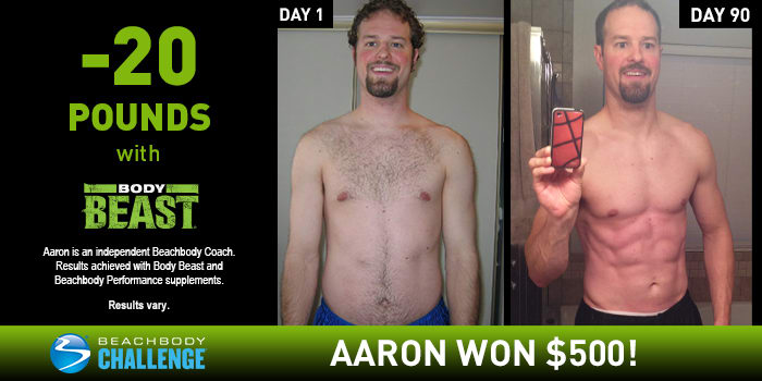 Body Beast Results: Aaron Lost 20 Pounds and Got Ripped in 90 Days!