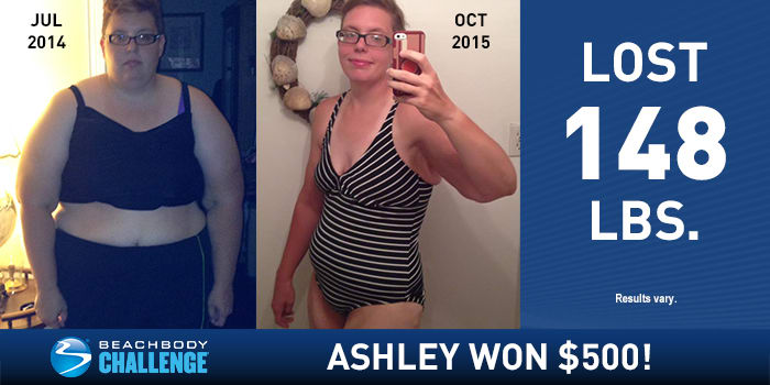 Beachbody Results: Ashley Lost 148 Pounds