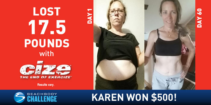 CIZE Results: Karen Lost 17.5 Pounds With Shaun T!
