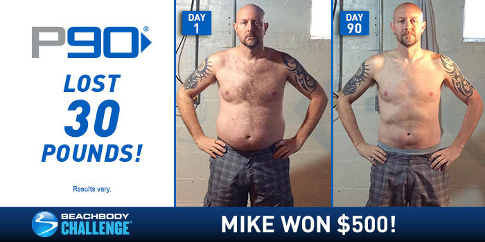 P90 Results: Mike Lost 30 Pounds in 90 Days