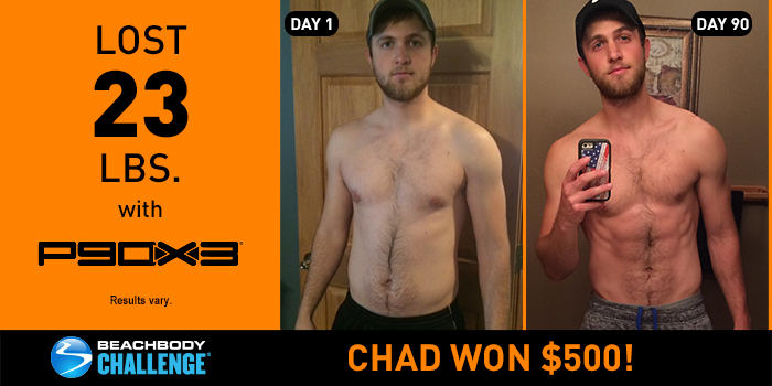 P90X3 Results: Chad Lost 23 Pounds in 90 Days!