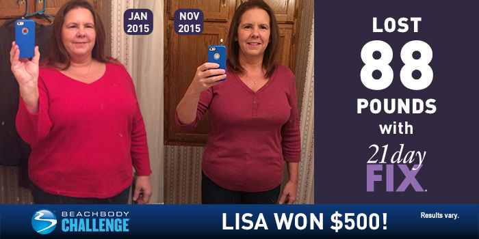 21 Day Fix Results: Lisa Lost 88 Pounds in 14 Rounds!