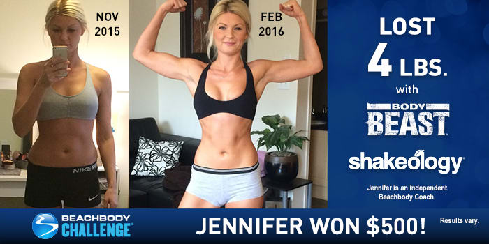 Body Beast Results: Jennifer Toned Up and Won $500!