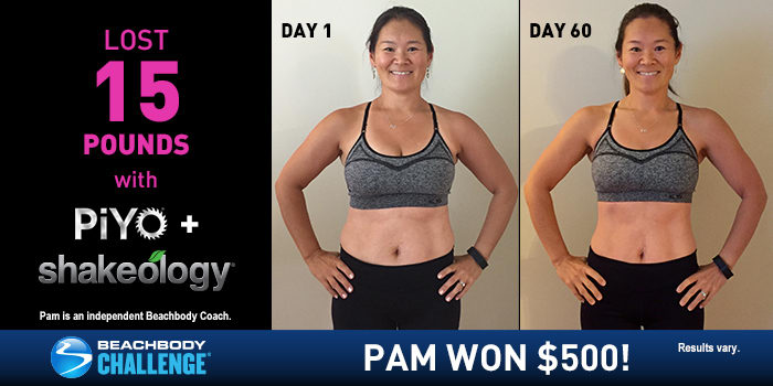 PiYo Results: Pam Lost 15 Pounds in 60 Days!