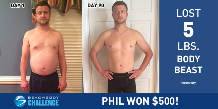 Body Beast Results: 90 Days of Beast Won Phil $500!