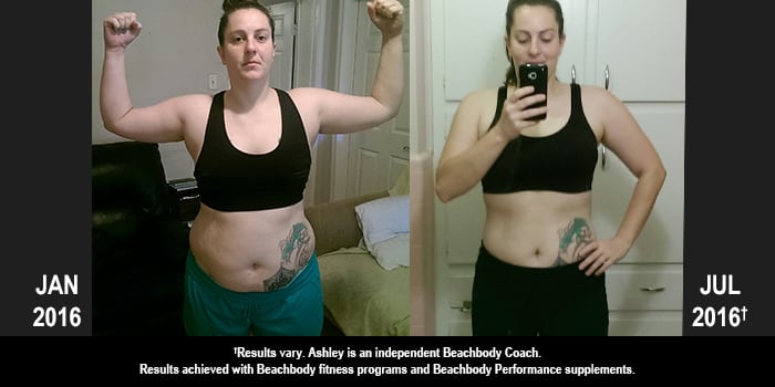 PiYo Results: Ashley Lost 31 Pounds and Won $500!