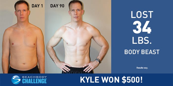 Kyle Lost 34 Pounds and Got Ripped in 90 Days with Body Beast