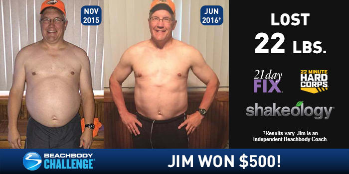 Beachbody Results: Jim Lost 22 Pounds and Won $500!