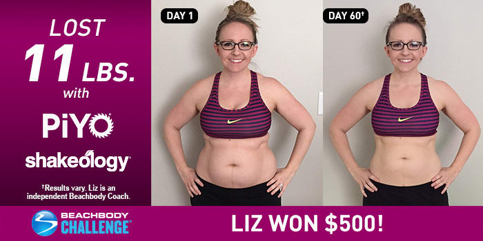 PiYo Results: Liz Got Lean in 60 Days!