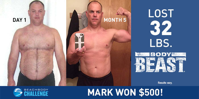 I Lost 30 Pounds With Body Beast and Won $500!