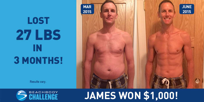 James was Disciplined, Stuck with the Program, and Got the Results