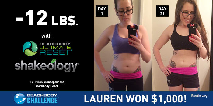 Ultimate Reset Results: Lauren Lost 12 Pounds in 21 Days!
