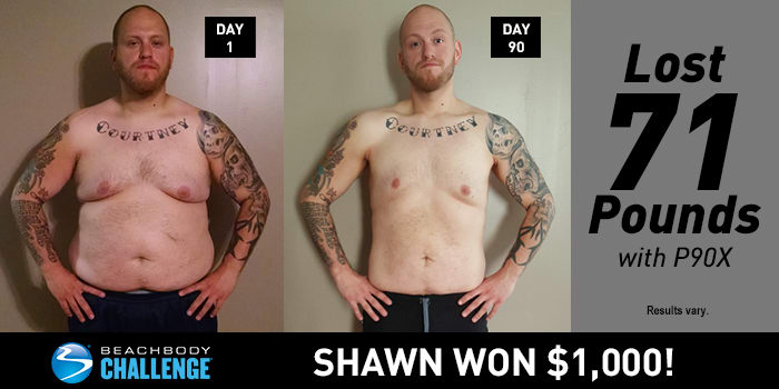 Shawn Lost 71 Pounds at Home in 90 Days