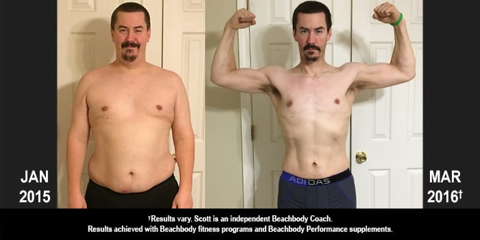 Beachbody Results: Scott Lost 74 Pounds and Won $1,500