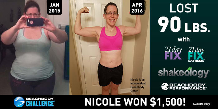 21 Day Fix Results: Nicole Lost 90 Pounds!