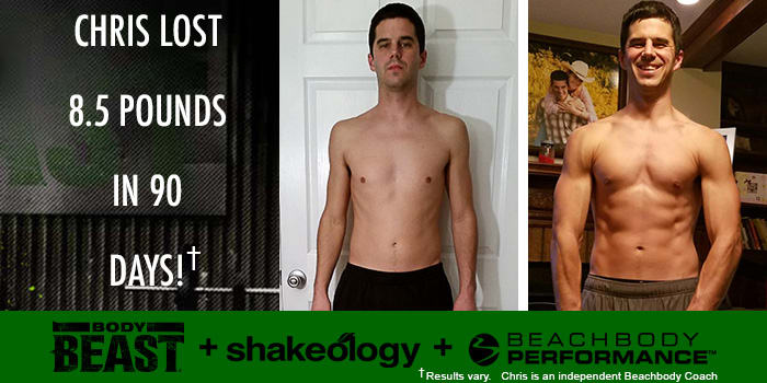 Transformation Tuesday: Chris Lost 8.5 Pounds With Body Beast!