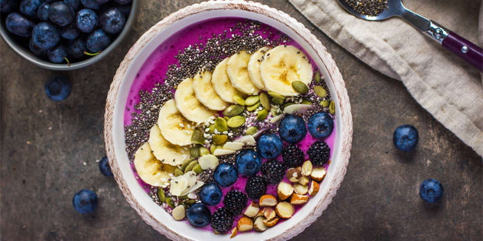 Banana Berry Smoothie Bowl
