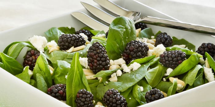 Blackberry Spinach Salad