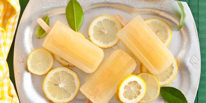 Lemonade Popsicles