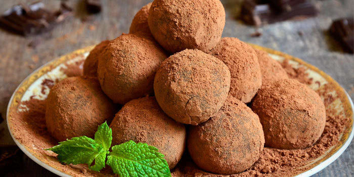 Mint Chocolate Truffles
