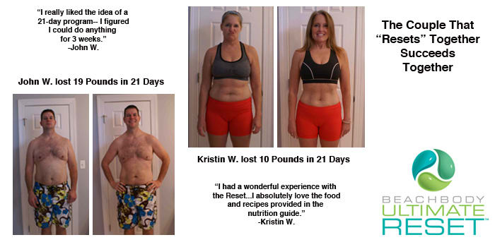 Ultimate Reset Results: This Couple Lost A Combined 29 Pounds in 21 Days