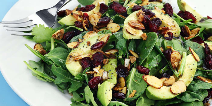 Spinach and Avocado Salad