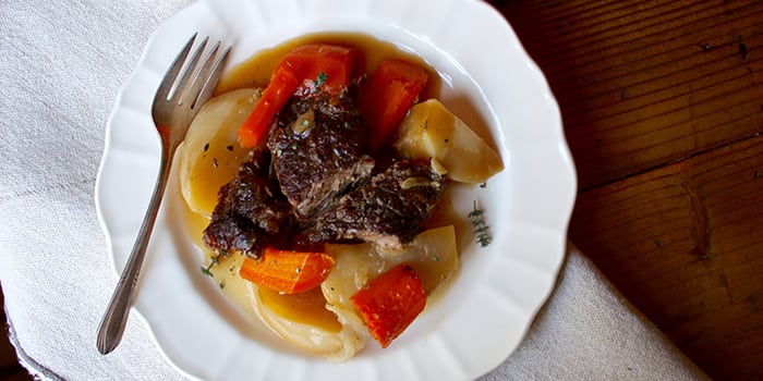 Beef Pot Roast With Root Vegetables