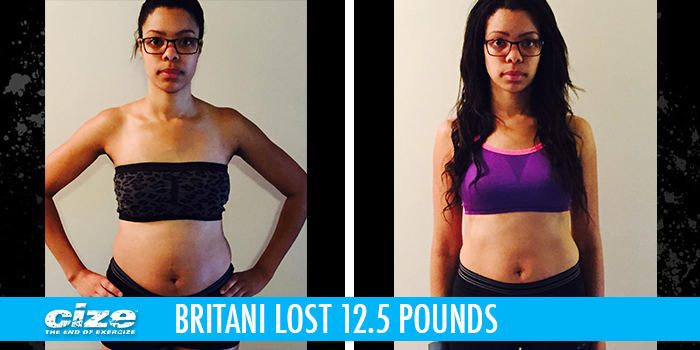 CIZE Results: Britani Lost 12.5 Pounds!