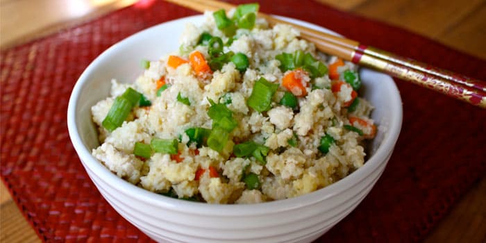 Chicken and Cauliflower Fried Rice
