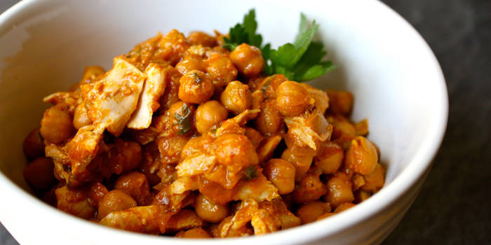 Chickpea Curry with Chicken