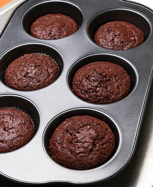 Chocolate Peppermint Muffins