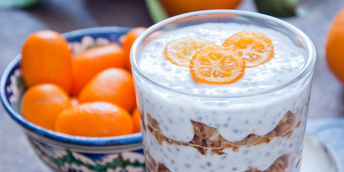 Citrus Chia Pudding Parfait