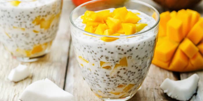 Coconut Mango Chia Pudding